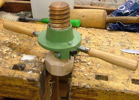 Gjengesnitt i bruk. Foto: Ole Jørgen Schreiner