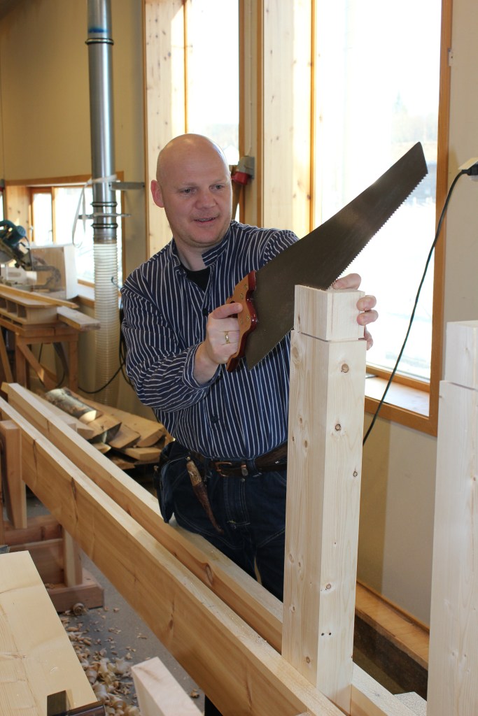 Tappskjæring i skottbenk fungerer utmerket. 