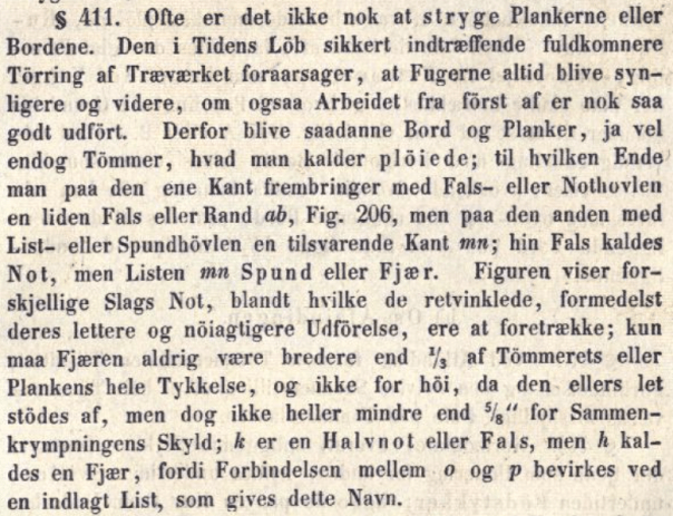 Vidare i teksten forklarar Broch om pløying av bord.