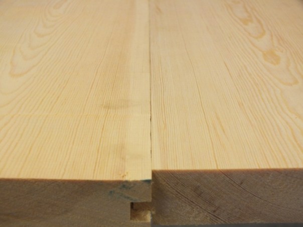 Resultatet av høvlinga. Foto: Ole Jørgen Schreiner